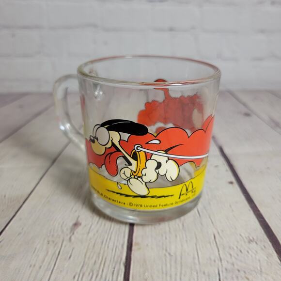McDonald’s Garfield Glass Mugs Cups 1978 Jim Davis Made In USA Lot Of 3 Vintage - Picture 7 of 8